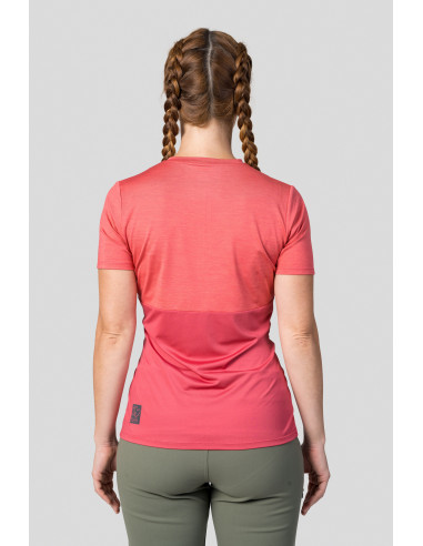 Ladies active short sleeve T-shirt BERRY holly berry mel/holly berry