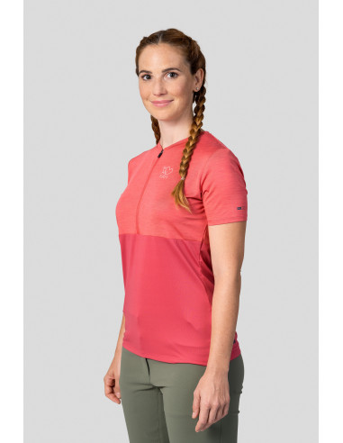 Ladies active short sleeve T-shirt BERRY holly berry mel/holly berry