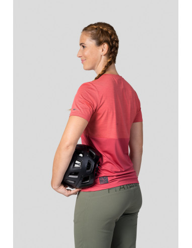 Ladies active short sleeve T-shirt BERRY holly berry mel/holly berry