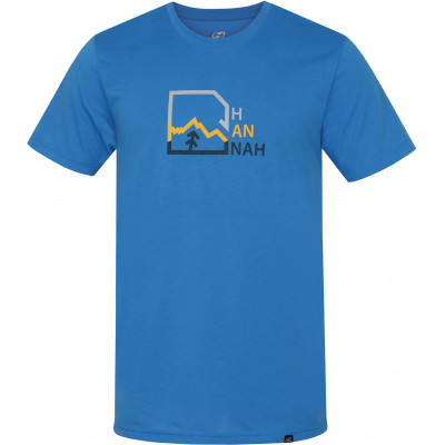 Men's trekking short sleeve T-shirt BITE brilliant blue