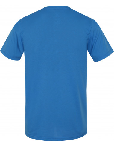 Men's trekking short sleeve T-shirt BITE brilliant blue