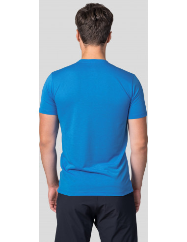 Men's trekking short sleeve T-shirt BITE brilliant blue