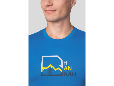 Men's trekking short sleeve T-shirt BITE brilliant blue