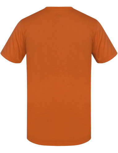 Men's trekking short sleeve T-shirt BITE jaffa orange
