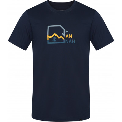 Men's trekking short sleeve T-shirt BITE reflecting pond