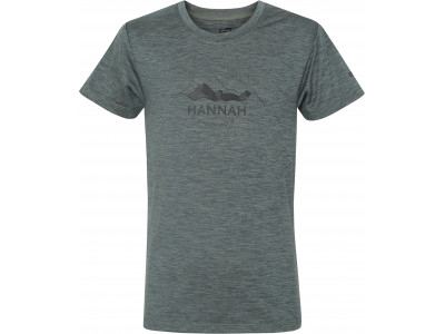 Kid's casual short sleeve T-shirt CORNET JR II dark forest mel