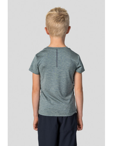 Kid's casual short sleeve T-shirt CORNET JR II dark forest mel