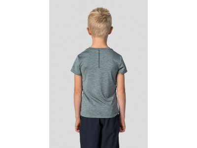 Kid's casual short sleeve T-shirt CORNET JR II dark forest mel