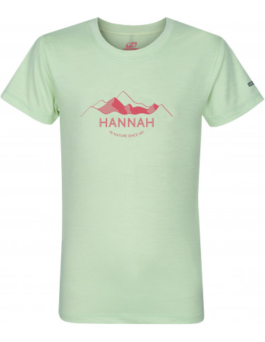 Kid's casual short sleeve T-shirt CORNET JR II paradise green mel