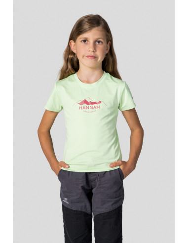 Kid's casual short sleeve T-shirt CORNET JR II paradise green mel