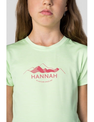 Kid's casual short sleeve T-shirt CORNET JR II paradise green mel