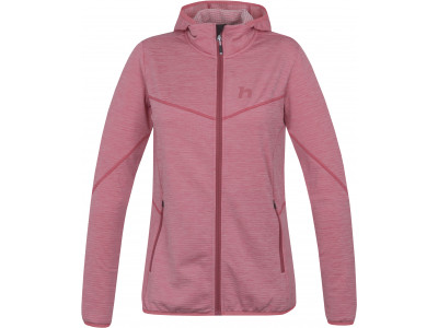 Ladies trekking sweatshirt DAGNYS HOODY quartz pink mel