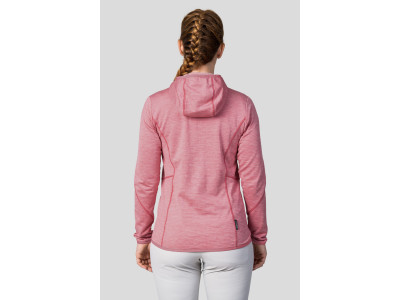 Ladies trekking sweatshirt DAGNYS HOODY quartz pink mel