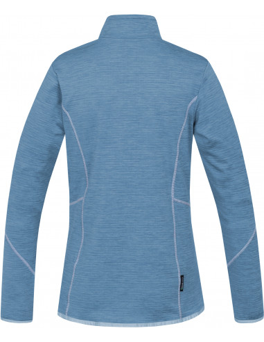 Ladies trekking sweatshirt DAGNYS alaskan blue mel