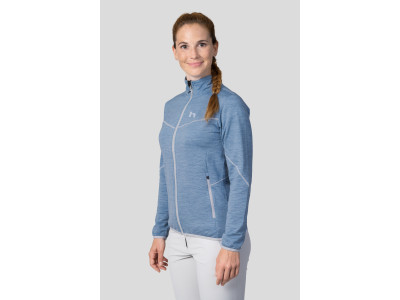 Ladies trekking sweatshirt DAGNYS alaskan blue mel