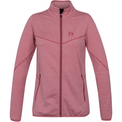Ladies trekking sweatshirt DAGNYS quartz pink mel