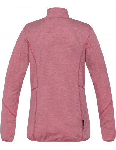 Ladies trekking sweatshirt DAGNYS quartz pink mel