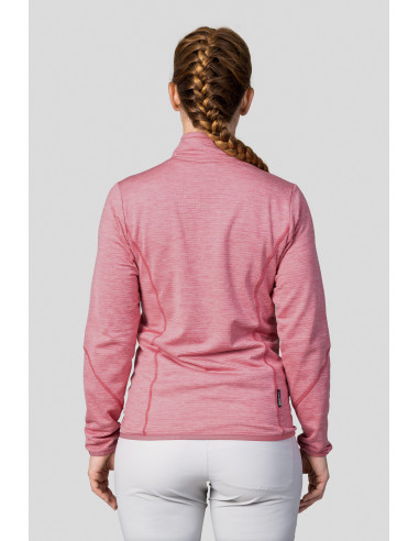 Ladies trekking sweatshirt DAGNYS quartz pink mel