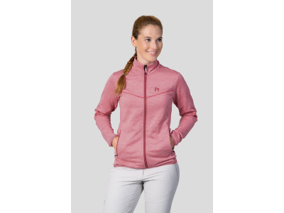 Ladies trekking sweatshirt DAGNYS quartz pink mel