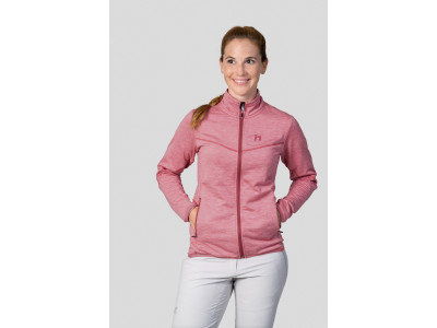 Ladies trekking sweatshirt DAGNYS quartz pink mel