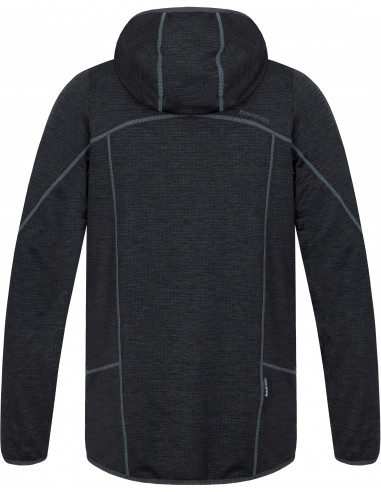 Men's trekking sweatshirt DAMAR HOODY dark gray mel