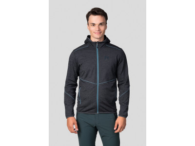 Men's trekking sweatshirt DAMAR HOODY dark gray mel