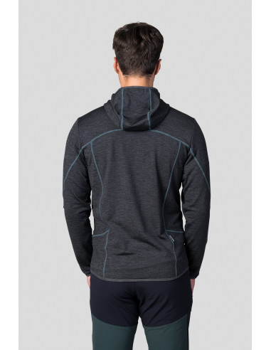 Men's trekking sweatshirt DAMAR HOODY dark gray mel