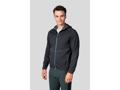 Men's trekking sweatshirt DAMAR HOODY dark gray mel