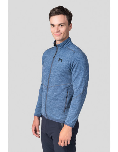 Men's trekking sweatshirt DAMAR blue shadow mel
