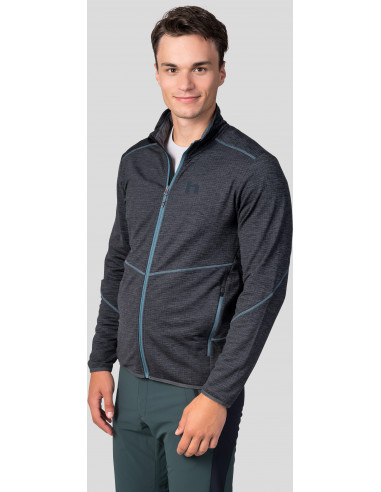 Men's trekking sweatshirt DAMAR dark gray mel