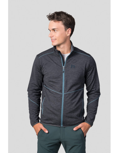 Men's trekking sweatshirt DAMAR dark gray mel