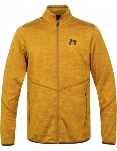 Men's trekking sweatshirt DAMAR golden yellow mel