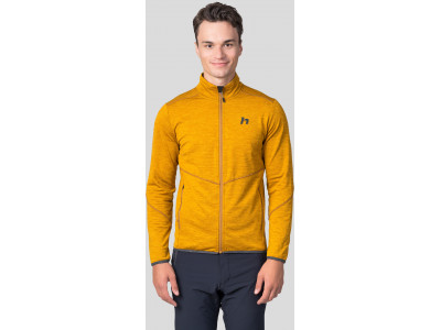 Men's trekking sweatshirt DAMAR golden yellow mel