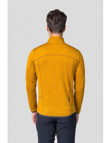 Men's trekking sweatshirt DAMAR golden yellow mel