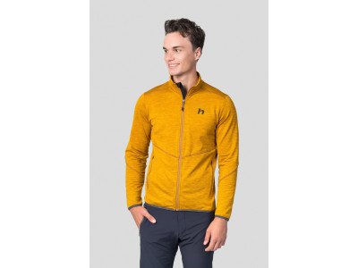 Men's trekking sweatshirt DAMAR golden yellow mel