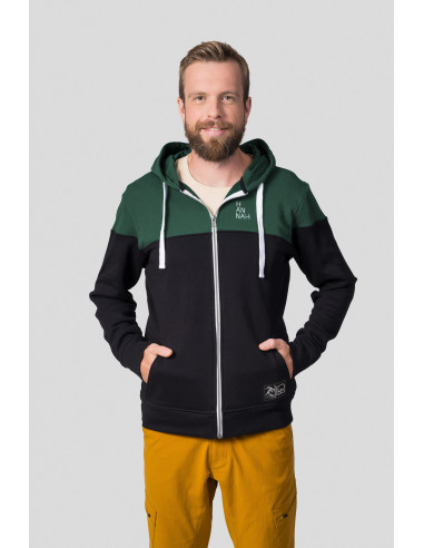 Men's every day sweatshirt FEZCO anthracite/dark green