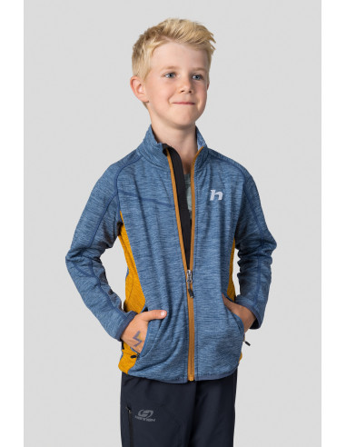 Kid's casual sweatshirt GERY JR blue shadow mel