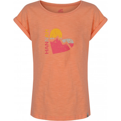 Kid's casual short sleeve T-shirt KAIA JR cantaloupe