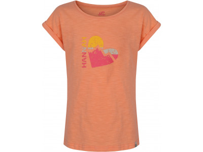 Kid's casual short sleeve T-shirt KAIA JR cantaloupe