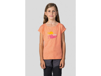 Kid's casual short sleeve T-shirt KAIA JR cantaloupe
