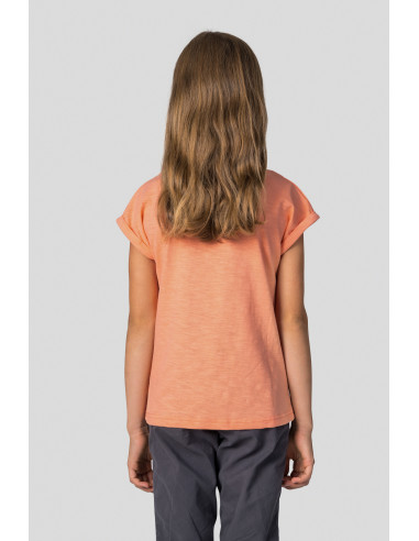 Kid's casual short sleeve T-shirt KAIA JR cantaloupe