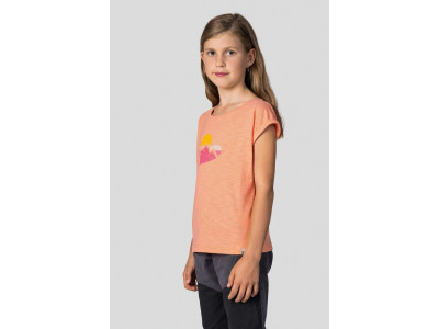 Kid's casual short sleeve T-shirt KAIA JR cantaloupe