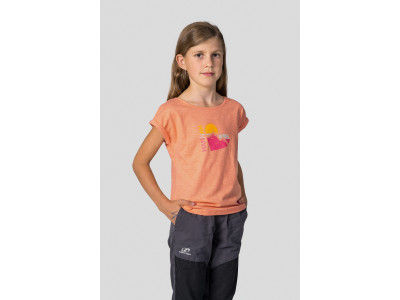 Kid's casual short sleeve T-shirt KAIA JR cantaloupe