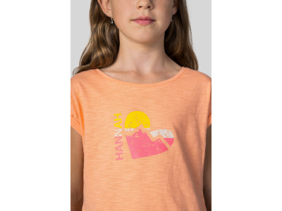 Kid's casual short sleeve T-shirt KAIA JR cantaloupe