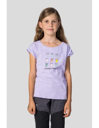 Kid's casual short sleeve T-shirt KAIA JR lavender