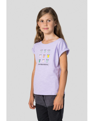 Kid's casual short sleeve T-shirt KAIA JR lavender