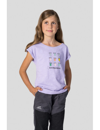 Kid's casual short sleeve T-shirt KAIA JR lavender