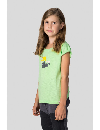 Kid's casual short sleeve T-shirt KAIA JR paradise green