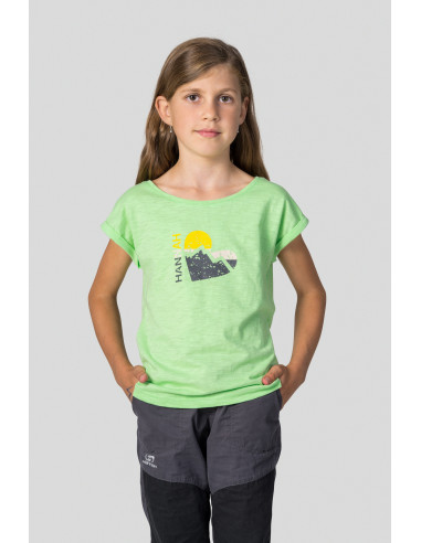 Kid's casual short sleeve T-shirt KAIA JR paradise green