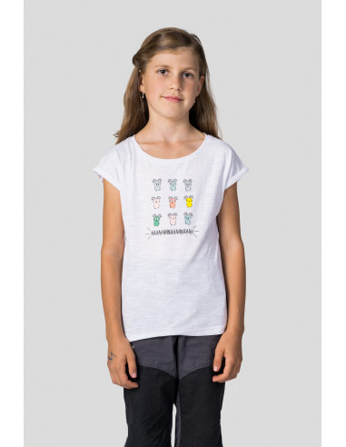 Kid's casual short sleeve T-shirt KAIA JR white